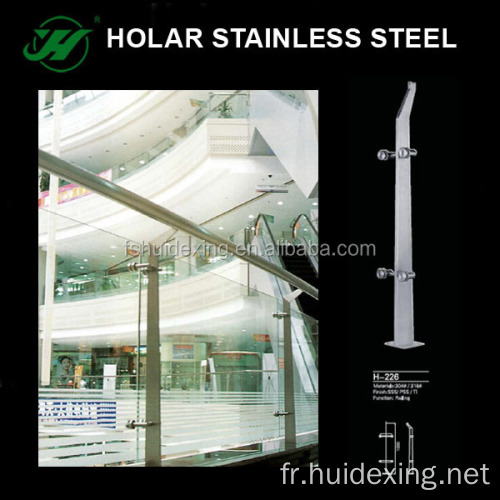 Nouveau design de cristal balust, cristal balustrade